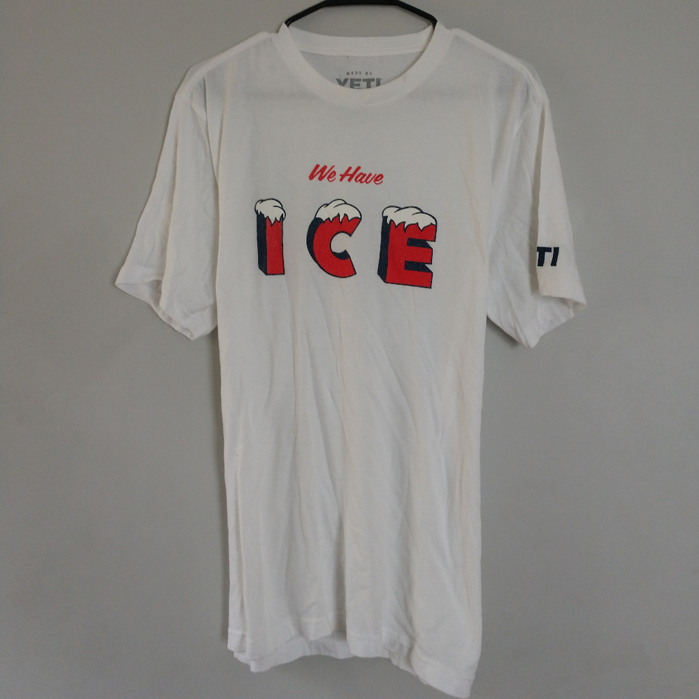 Official YETI Coolers We Have ICE Graphic T-Shirt
